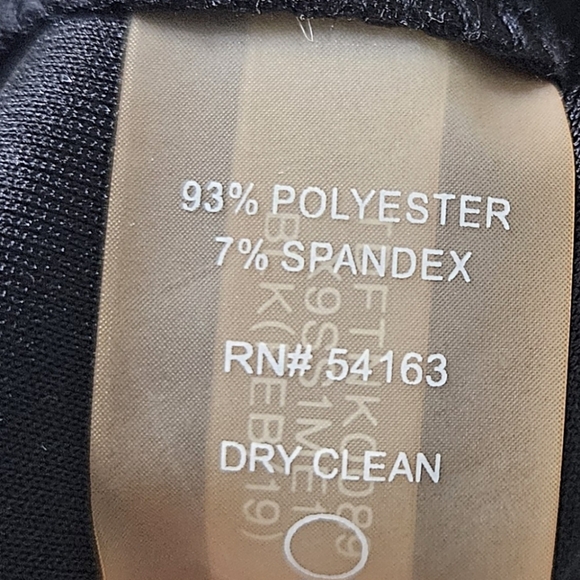 Tommy Hilfiger Ruffle Sleeve Black Shift Dress size 16W - Picture 7 of 8